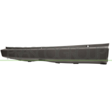 GREY REAR CENTRAL BUMPER WITH 4 CUTTING MARKS FOR SENSORS