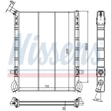 COOLANT RADIATOR WITH FRAME
