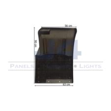 CAB REAR DROPWING WITH SPRAY FLAP PASSENGER SIDE LH