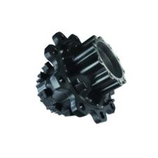 REAR WHEEL HUB WITH WHEEL BEARINGS & ABS EXCITER RING