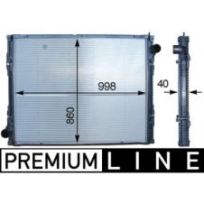 COOLANT RADIATOR WITH FRAME