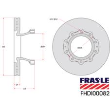 REAR VENTED BRAKE DISC 