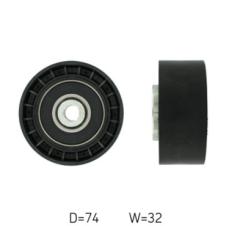 AUXILIARY BELT TENSIONER IDLER PULLEY