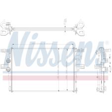 COOLANT RADIATOR WITHOUT FRAME