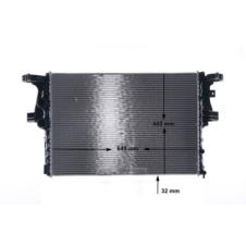 COOLANT RADIATOR WITHOUT FRAME