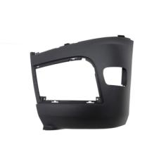 GREY FRONT BUMPER CORNER WITH SENSOR HOLE PASSENGER SIDE LH