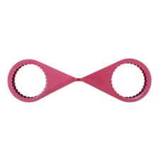 RED SINGLE POINT TWIN WHEEL NUT INDICATOR 32MM