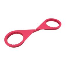 RED SINGLE POINT TWIN WHEEL NUT INDICATOR 33MM