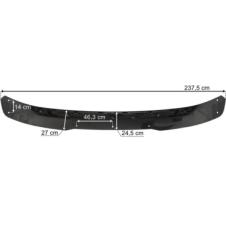 SUNVISOR WITH BLACK PROFILE PANEL