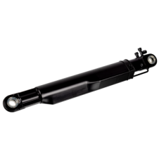 HYDRAULIC CAB TILT CYLINDER RAM WITH PROTECTIVE SLEEVE