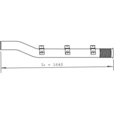 EXHAUST REAR VERTICAL INTERMEDIATE TAIL PIPE SECTION