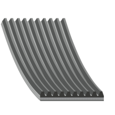 V-RIBBED AUXILIARY BELT 1342MMx10