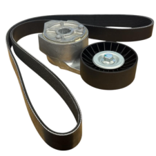 AUXILIARY BELT TENSIONER KIT WITH PLASTIC PULLEY