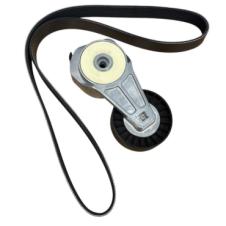 AUXILIARY BELT TENSIONER KIT WITH PLASTIC PULLEY
