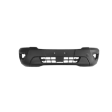 BLACK FRONT BUMPER WITH 6 CUTTING MARKS FOR SENSORS