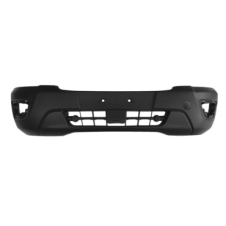 BLACK FRONT BUMPER WITH 6 CUTTING MARKS FOR SENSORS