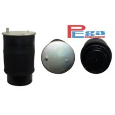 REAR SUSPENSION AIR SPRING WITH STEEL PISTON