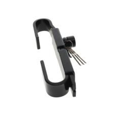 BLACK POWERED COATED CONTAINER LOCK