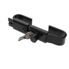 BLACK POWERED COATED CONTAINER LOCK