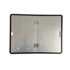 STEEL VERTICAL FOLD ADR HAZARD WARNING HAZCHEM PLATE WITH RUBBER SURROUND
