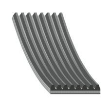 V-RIBBED AUXILIARY BELT 1555MMx8