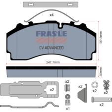 BRAKE PAD AXLE SET