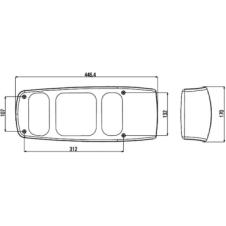 REAR BULB 'CARALUNA I TAIL LAMPS RH & LH (PAIR)