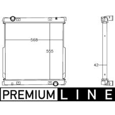 COOLANT RADIATOR WITH FRAME