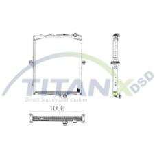 COOLANT RADIATOR WITH FRAME