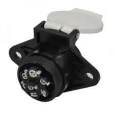 7 PIN S' TYPE PLASTIC SOCKET 24V
