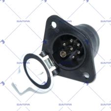 7 PIN S' TYPE PLASTIC SOCKET 24V