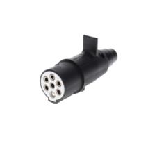7 PIN S' TYPE PLASTIC PLUG 24V