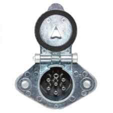 7 PIN 'N TYPE SCREW TERMINAL METAL SOCKET 24V