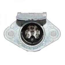 7 PIN 'S TYPE SCREW TERMINAL METAL SOCKET 24V