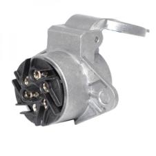 7 PIN 'N TYPE SCREW TERMINAL METAL SOCKET 24V
