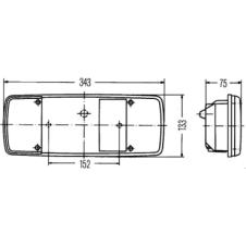REAR COMBINATION TAIL LAMP DRIVER SIDE RH