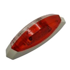 RED & WHITE SIDE MARKER LIGHT LAMP PASSENGER SIDE LH