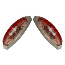 RED & WHITE SIDE MARKER LIGHT LAMPS (RH & LH)