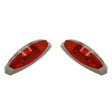 RED & WHITE SIDE MARKER LIGHT LAMPS (RH & LH)