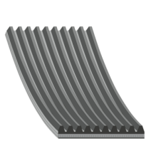 V-RIBBED AUXILIARY BELT 1715MMx10
