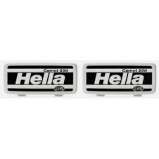  HELLA LENS RECTANGLE COVERS FOR COMET 550 LAMPS (PAIR)