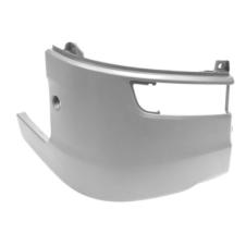PAINTED WHITE FRONT BUMPER CORNER DRIVER SIDE RH