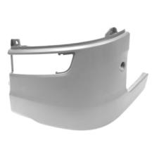 PAINTED WHITE FRONT BUMPER CORNER PASSENGER SIDE LH