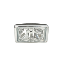 SUNVISOR CLEAR SPOT LAMP WITH SILVER FRAME FITS RH OR LH