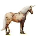 Unicornio de montar Pura raza española Gris claro