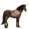 Unicornio de montar Pura raza española Gris tordo
