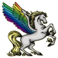 Pegaso de montar Árabe Gris claro