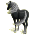 Unicornio de montar Pura sangre Bayo tostado