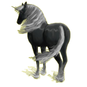 Unicornio de montar Pura raza española Gris tordo