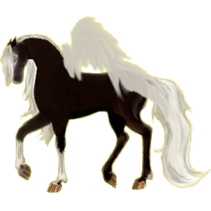 Pegaso de montar Morgan Bayo cereza